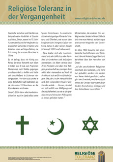 Religiöse Toleranz in der Vergangenheit