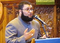 Omani singer Anwar Al Asmi at St. Philip's Church at Leicester