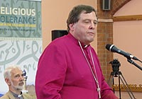 Bishop Tony Robinson at St. Philip's Church in Leicester